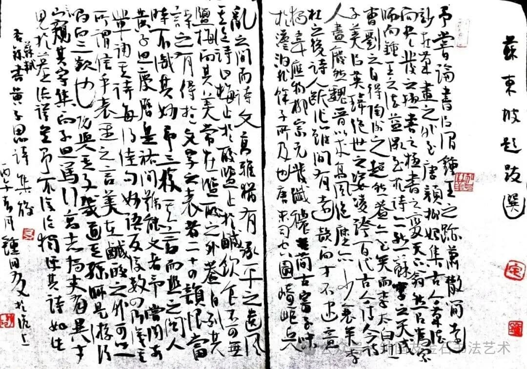 （宋）苏东坡《书黄子思诗集后》书法作品全图